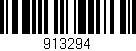 Código de barras (EAN, GTIN, SKU, ISBN): '913294'