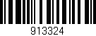 Código de barras (EAN, GTIN, SKU, ISBN): '913324'