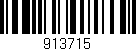 Código de barras (EAN, GTIN, SKU, ISBN): '913715'