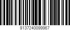Código de barras (EAN, GTIN, SKU, ISBN): '9137240099967'