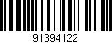 Código de barras (EAN, GTIN, SKU, ISBN): '91394122'