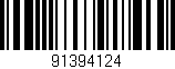 Código de barras (EAN, GTIN, SKU, ISBN): '91394124'