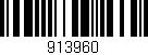 Código de barras (EAN, GTIN, SKU, ISBN): '913960'