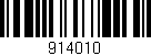 Código de barras (EAN, GTIN, SKU, ISBN): '914010'