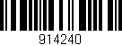 Código de barras (EAN, GTIN, SKU, ISBN): '914240'