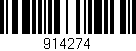 Código de barras (EAN, GTIN, SKU, ISBN): '914274'