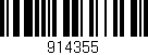 Código de barras (EAN, GTIN, SKU, ISBN): '914355'