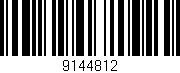 Código de barras (EAN, GTIN, SKU, ISBN): '9144812'