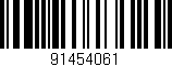 Código de barras (EAN, GTIN, SKU, ISBN): '91454061'
