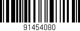 Código de barras (EAN, GTIN, SKU, ISBN): '91454080'