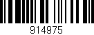 Código de barras (EAN, GTIN, SKU, ISBN): '914975'