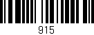 Código de barras (EAN, GTIN, SKU, ISBN): '915'