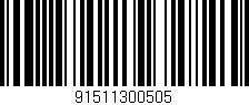 Código de barras (EAN, GTIN, SKU, ISBN): '91511300505'