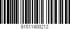 Código de barras (EAN, GTIN, SKU, ISBN): '91511400212'