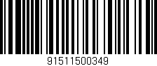 Código de barras (EAN, GTIN, SKU, ISBN): '91511500349'
