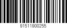 Código de barras (EAN, GTIN, SKU, ISBN): '91511900255'