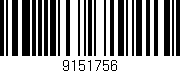 Código de barras (EAN, GTIN, SKU, ISBN): '9151756'