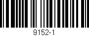 Código de barras (EAN, GTIN, SKU, ISBN): '9152-1'