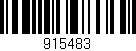 Código de barras (EAN, GTIN, SKU, ISBN): '915483'