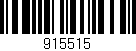 Código de barras (EAN, GTIN, SKU, ISBN): '915515'