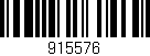 Código de barras (EAN, GTIN, SKU, ISBN): '915576'