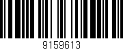 Código de barras (EAN, GTIN, SKU, ISBN): '9159613'