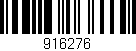 Código de barras (EAN, GTIN, SKU, ISBN): '916276'