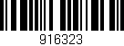 Código de barras (EAN, GTIN, SKU, ISBN): '916323'