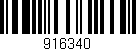 Código de barras (EAN, GTIN, SKU, ISBN): '916340'