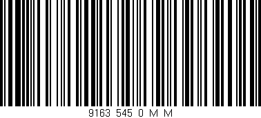 Código de barras (EAN, GTIN, SKU, ISBN): '9163_545_0_M/M'