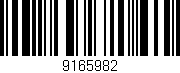 Código de barras (EAN, GTIN, SKU, ISBN): '9165982'