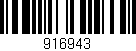 Código de barras (EAN, GTIN, SKU, ISBN): '916943'
