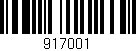 Código de barras (EAN, GTIN, SKU, ISBN): '917001'