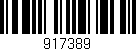 Código de barras (EAN, GTIN, SKU, ISBN): '917389'