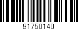 Código de barras (EAN, GTIN, SKU, ISBN): '91750140'