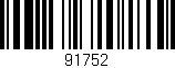 Código de barras (EAN, GTIN, SKU, ISBN): '91752'