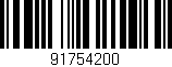 Código de barras (EAN, GTIN, SKU, ISBN): '91754200'