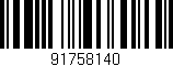 Código de barras (EAN, GTIN, SKU, ISBN): '91758140'