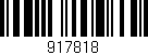 Código de barras (EAN, GTIN, SKU, ISBN): '917818'
