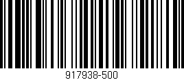 Código de barras (EAN, GTIN, SKU, ISBN): '917938-500'