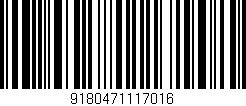 Código de barras (EAN, GTIN, SKU, ISBN): '9180471117016'