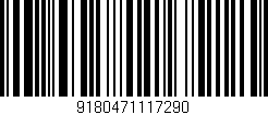 Código de barras (EAN, GTIN, SKU, ISBN): '9180471117290'