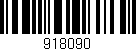 Código de barras (EAN, GTIN, SKU, ISBN): '918090'