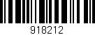 Código de barras (EAN, GTIN, SKU, ISBN): '918212'
