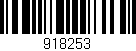 Código de barras (EAN, GTIN, SKU, ISBN): '918253'