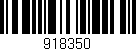 Código de barras (EAN, GTIN, SKU, ISBN): '918350'