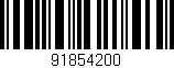 Código de barras (EAN, GTIN, SKU, ISBN): '91854200'