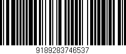 Código de barras (EAN, GTIN, SKU, ISBN): '9189283746537'