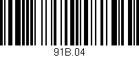 Código de barras (EAN, GTIN, SKU, ISBN): '91B.04'