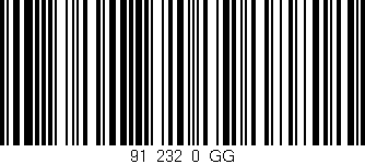 Código de barras (EAN, GTIN, SKU, ISBN): '91_232_0_GG'